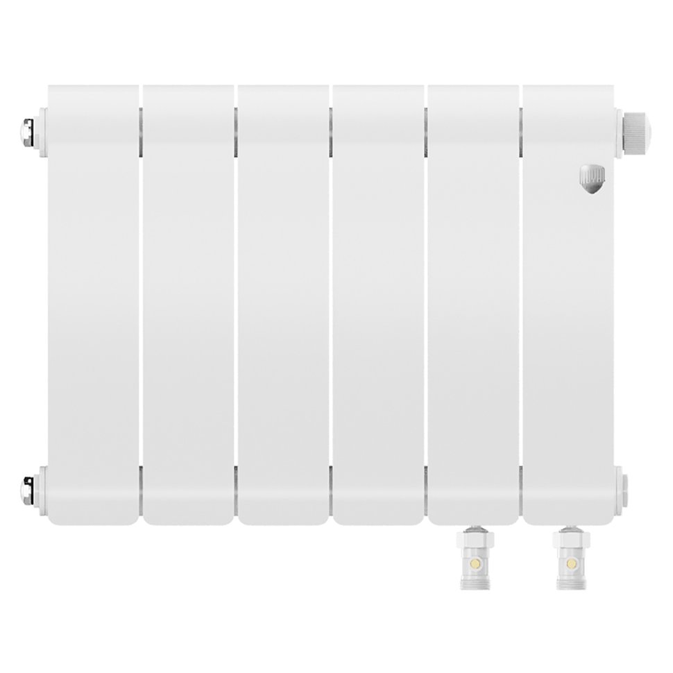 Биметаллический радиатор отопления Royal Thermo Infinity 300 Bianco Traffico VR80 6 секций