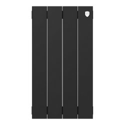 Биметаллический радиатор отопления Royal Thermo PianoForte 500 черный 4 секции