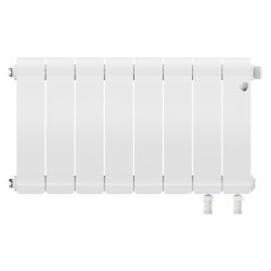 Биметаллический радиатор отопления Royal Thermo Infinity 300 Bianco Traffico VR80 8 секций