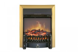 Каминокомплект Royal Flame Dublin (Разборный) с очагом Fobos FX M Brass орех каньон/сланец
