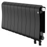Биметаллический радиатор отопления Royal Thermo Infinity 300 Noir Sable VR80 10 секций