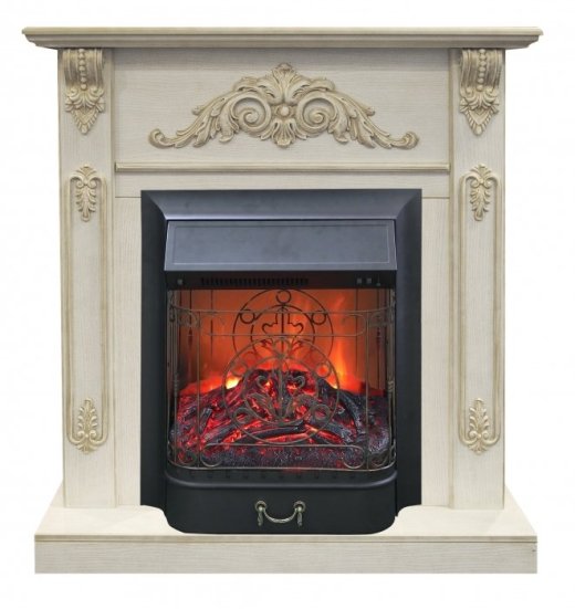 Каминокомплект RealFlame Anita STD/EUG WTG с очагом Majestic Lux Black S