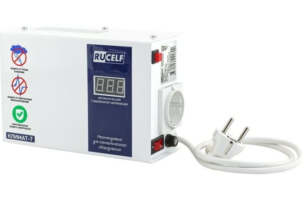 Стабилизатор напряжения RUCELF Климат-7 1000 ВА
