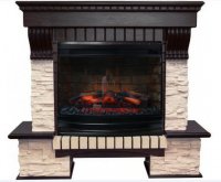 Каминокомплект Interflame Экстер сланец венге с очагом Panoramic 25-30 LED FX 3D