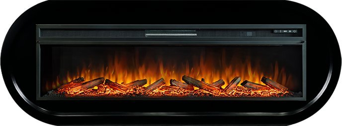 Каминокомплект Royal Flame Ellipse с очагом Vision 60 LOG LED черный