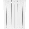 Биметаллический радиатор отопления Rifar Supremo 800 боковое подключение 8 секций белый RAL 9016