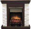 Каминокомплект RealFlame Elford STD/EUG/25'5/HL AO с очагом Fobos s Lux Black/Brass