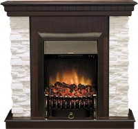 Каминокомплект RealFlame Elford STD/EUG/25'5/HL AO с очагом Fobos s Lux Black/Brass
