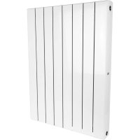 Биметаллический радиатор отопления Rifar Supremo 800 боковое подключение 11 секций белый RAL 9016