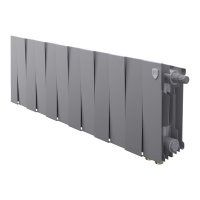 Биметаллический радиатор отопления Royal Thermo PianoForte 200 VDR80 Silver Satin 12 секций