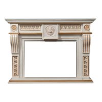 Портал Firelight Vittoriano 30 белёный дуб с золотой патиной