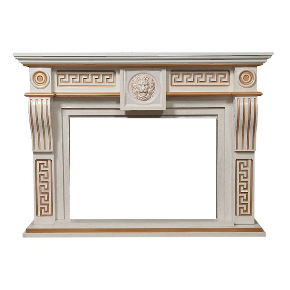 Портал Firelight Vittoriano 30 белёный дуб с золотой патиной