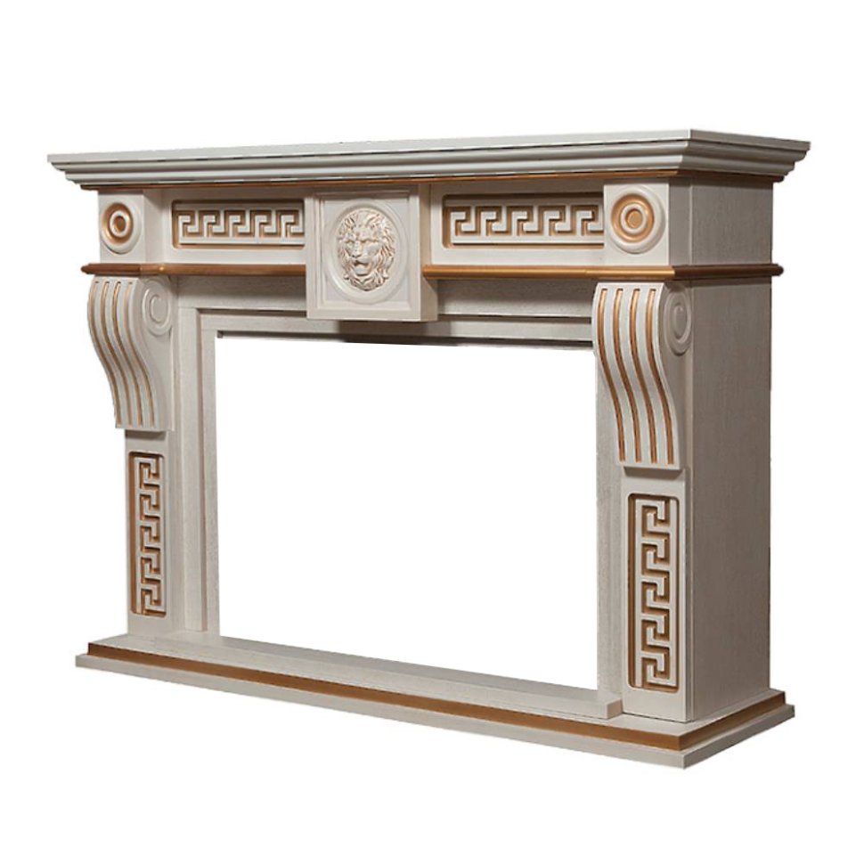 Портал Firelight Vittoriano 30 белёный дуб с золотой патиной