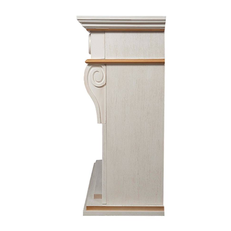 Портал Firelight Vittoriano 30 белёный дуб с золотой патиной