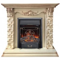 Каминокомплект RealFlame Patricia WT с очагом Majestic Lux Black S