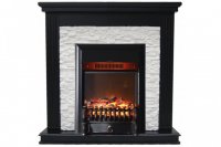 Каминокомплект Interflame Сиена сланец венге с очагом Fobos FX M Black