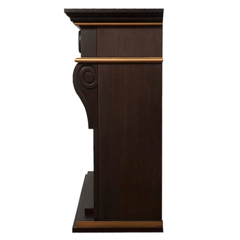 Каминокомплект Firelight Vittoriano 30 с очагом Electrolux EFP/P-3020LS темный дуб с золотой патиной