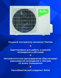 Кассетная сплит-система Ballu BLC_C-18H N1_19Y (compact) Universal III