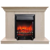 Каминокомплект Хорошие Камины Марс с очагом RealFlame Fobos Lux Black сосна