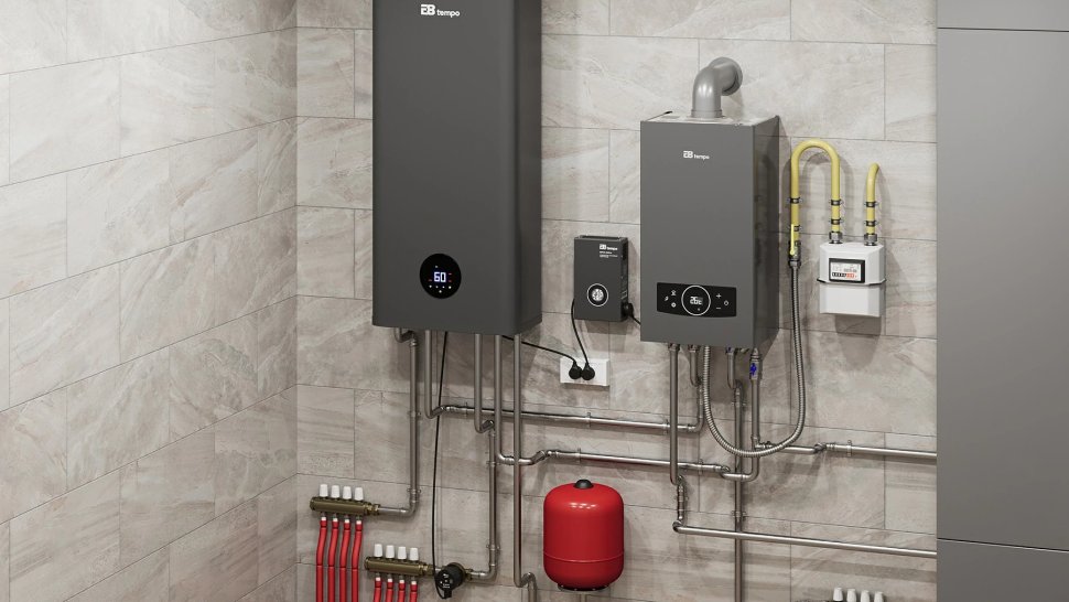 Накопительный водонагреватель E8 tempo IWH 100 серый